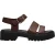 Timberland Lederen platte gladiatorsandalen voor dames (Bruin)