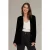 Bella Dahl Notch Collar Belted Blazer Black