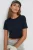 Elastische Crop Top met Ronde Hals