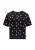 QS Shirt  zwart / wit