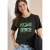 Cecil Dames Shirt met ronde hals en frontprint in Groen
