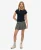 Krijtstreep Plooirok Mini Grey