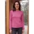 Shirt met lange mouwen en smalle strepen