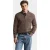 Gant Half Zip Bruin Katoenen Textured sweater met 8030292/294