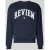 REVIEW Sweatshirt met ronde hals met varsiety-emblemen