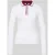 Marc Cain Slim fit shirt met lange mouwen in semi-transparant design