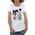 Li-cense Disney dames mickey mouse springen & knipogen katoenen t-shirt