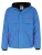 normani Outdoorjas ‘Tuuli’  blauw / oranjerood / zwart