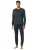 Schiesser pyjama donkerblauw katoen