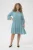 Jurk A-shape teal