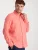 7Camicie Zakelijk overhemd ‘Leonardo Linen Man Shirt Pink’  rood