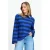 POM Amsterdam gestreept T-shirt met tekst – blauw
