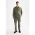 Scotch & Soda Cotton-blend Garment-dyed Boxy Fit Blazer Jacket Thyme
