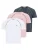 Moxx Paris Shirt  antraciet / pink / zwart / wit