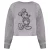 Disney Dames/dames Mickey Mouse Sketch Crop Sweatshirt (Sportgrijs)