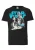 LOGOSHIRT Shirt ‘A Star Wars Story Han Solo & Chewbacca’  neonblauw / grijs / zwart / wit