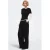 ONLY high waist wide leg casual broek – zwart