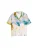 Desigual Blouse  geel / petrol / lichtlila / wit