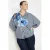 LOLALIZA gestreepte blouse donkerblauw