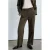 Mango regular fit broek – olijfgroen