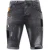 Local Fanatic Slim fit korte spijkerbroek 1034
