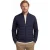 Gentiluomo vest scheerwol navy