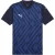 Puma Heren Teamglory Jersey T-Shirt (Marineblauw/Wit)