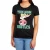 Looney Tunes Dames: ‘This Mom Hustles’ T-shirt met nauwsluitende pasvorm voor Moederdag (Zwart)