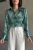 Geometrisch Patroon Lange Mouw Shirt met Knoopsluiting