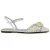 Valentino Garavani Beige Koeienleer Bos Taurus Platter Sandalen
