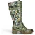 Laura Vita Victoriaanse Floral Green Leren Hoge Veterlaarzen – Cocrailo-82