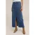We Fashion Skirt Maxi Length Dark Blue