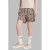 adidas Sportswear baggy short met dierenprint – zand