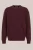 WE Fashion – Heren regular fit sweater met structuur – Regular fit – Bordeauxrood – Katoen –
