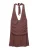 Pull&Bear Zomerjurk  chocoladebruin / rood