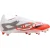 Puma Heren Ultra 5 Match Stevige Grond Voetbalschoenen (Wit, Rood)