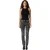 Diesel Slandy Super Skinny-jeans voor dames (Zwart/Grijs)