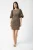 Jurk SLHelle Slim fit brown