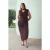 Trendyol Curve Dames Bruin Effen Maxi Kokerrok- rok Grote maten Rokken