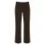 Maicazz & Zizo high waist straight leg broek – donkerbruin