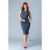 Topvintage exclusive ~ Dianne pencil in middenblauw