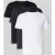 Selected Homme Regular fit T-shirt van puur katoen in een set van 3 stuks
