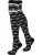 normani Overknee kousen  zwart / offwhite