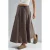 Gestructureerde Maxi Rok met Strikdetail
