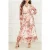 GUESS Rose Shadow Wrap Dress Print