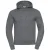 Russell Heren Authentieke Hooded Sweatshirt / Hoodie (Konvooi Grijs)