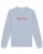 Watapparel Sweatshirt ‘Amore’  lichtblauw / rood