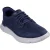 Skechers Garza Duran Leder Heren Marineblauw/Wit Veterschoenen