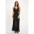 Morgan jumpsuit met stippen zwart