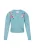 IZIA Gebreid vest ‘Fashion Look’  turquoise / lichtblauw / donkergroen / pink